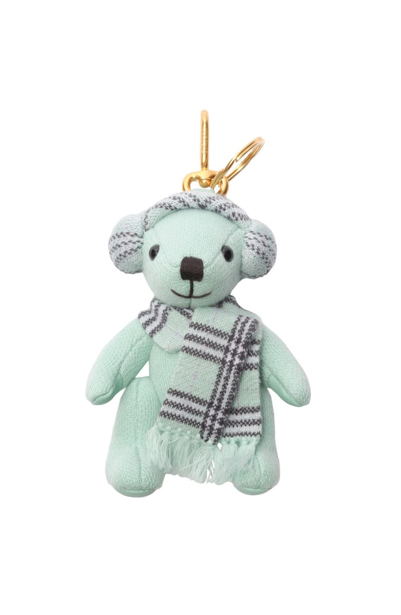 Burberry Thomas Bear Charm, Main, color, Seafoam Green