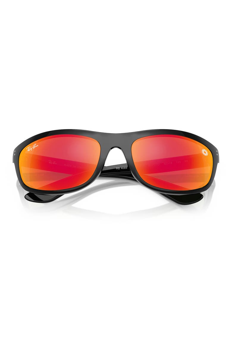 Stars Wars™ Darth Vader 62mm Oversize Balorama Sunglasses, Alternate, color, BLACK / GREY MIRROR RED
