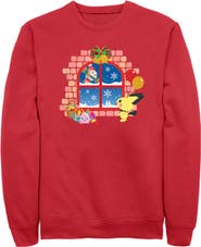 POKEMON Men's Pokemon Christmas Window Sweatshirt