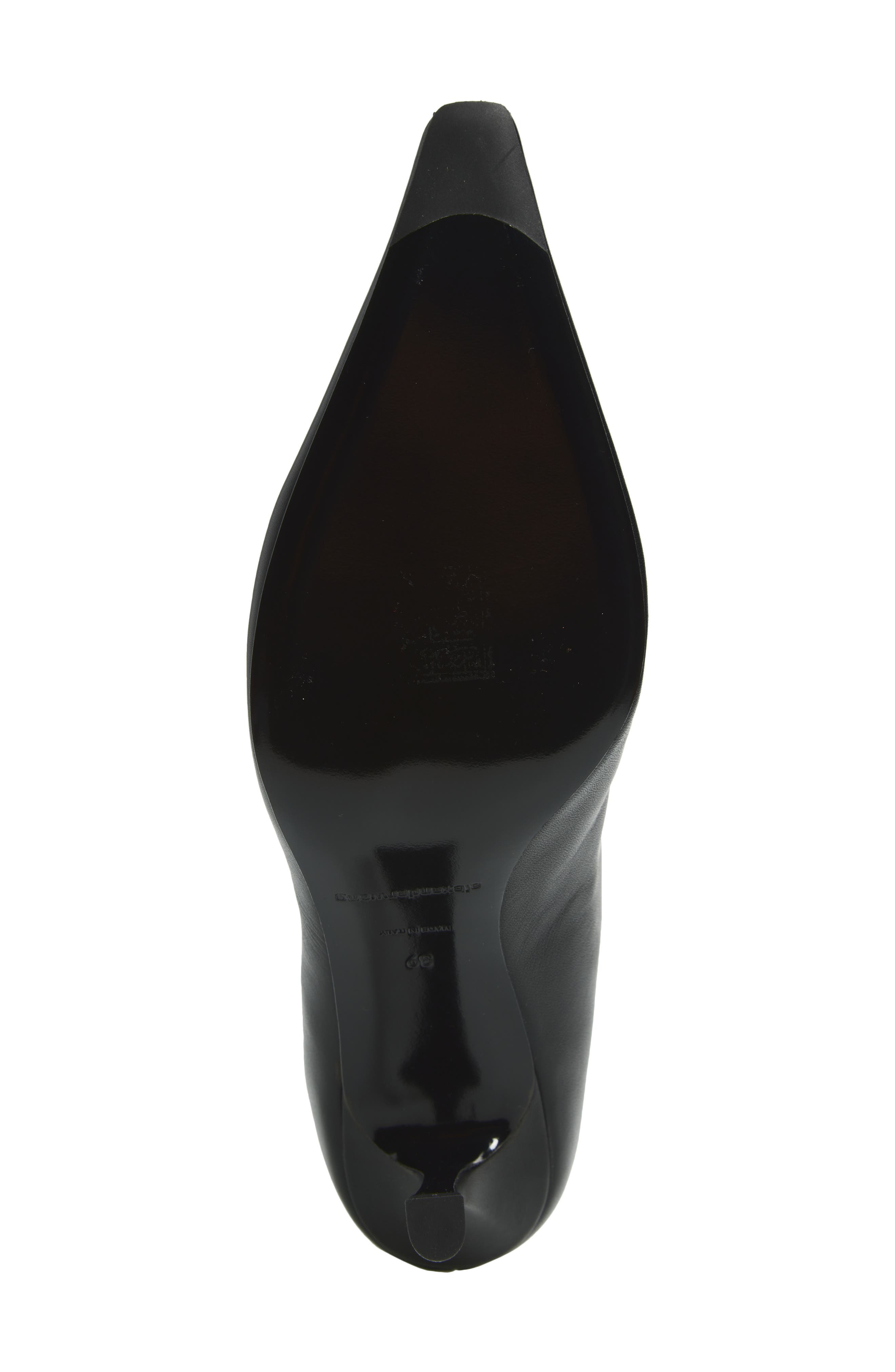 Alexander Wang Vera Pointed Toe Zip Boot, Alternate, color, Black