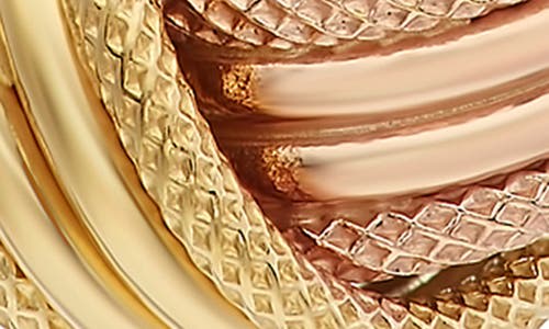 Fzn 10k Gold Twisted Knot Pendant Necklace In Multi