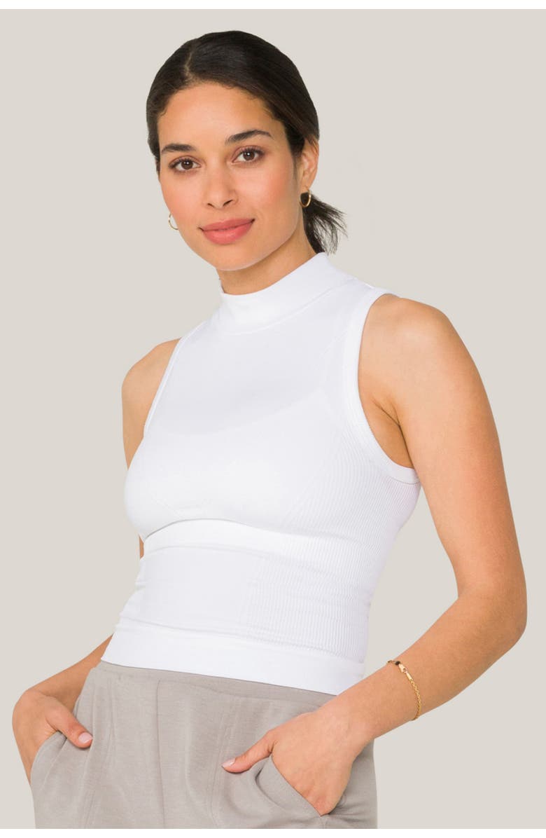 ALALA Barre Mock Tank, Main, color, White