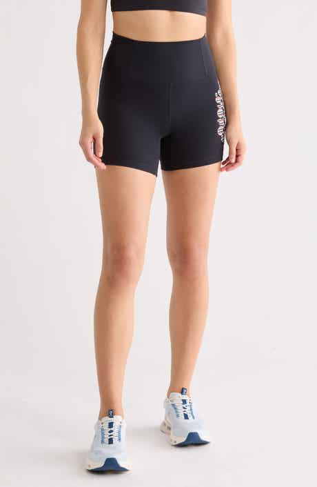 FREE PEOPLE MOVEMENT Metallic Logo Never Better Bike Shorts
