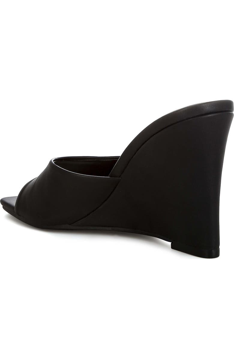 LONDON RAG Shiloy Wedge Slide Sandal, Alternate, color, Black