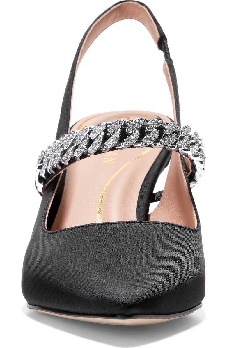 Cole Haan Vandam Crystal Chain Slingback Pump, Alternate, color,