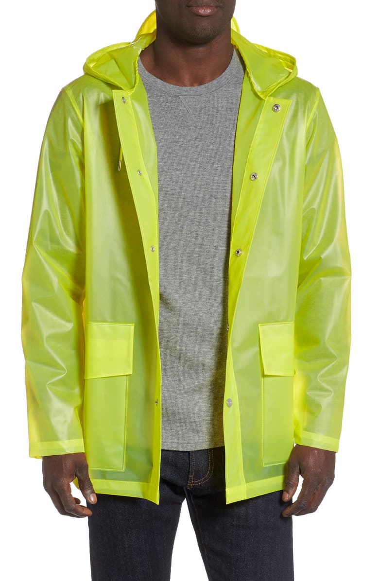 Rains Hooded Rain Jacket, Main, color, 