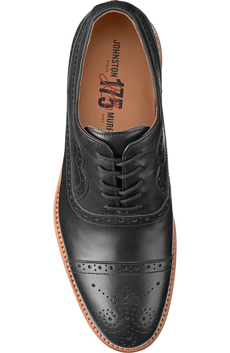 Johnston & Murphy Conard 2.0 175th Wingtip Oxford, Alternate, color, Black Oiled Full Grain