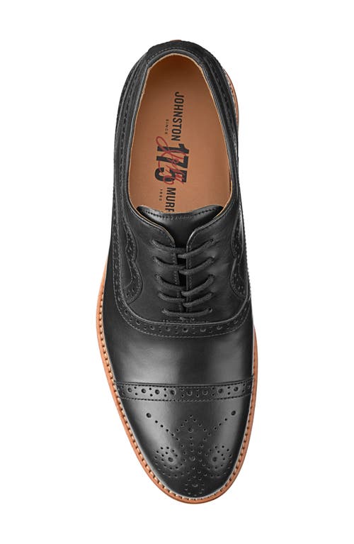 Johnston & Murphy Conard 2.0 175th Wingtip Oxford In Black Oiled Full Grain