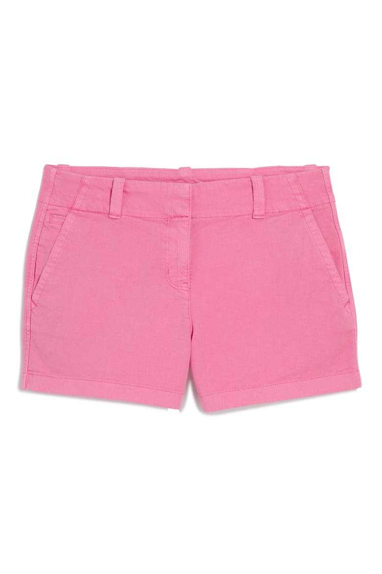 Herringbone Stretch Cotton Shorts, Alternate, color, 956 BAHAMA