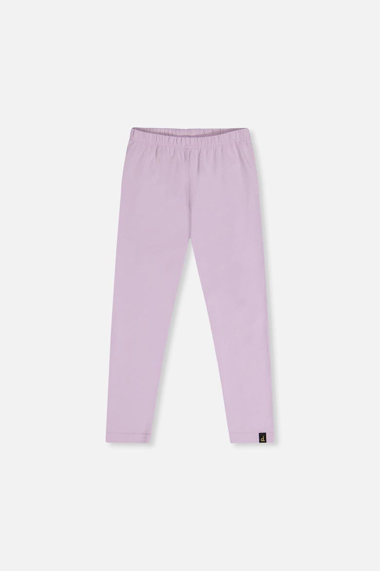 Organic Cotton Back Pocket Elastic Waist Leggings, Main, color, Lavender