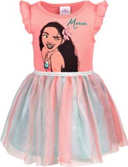 Disney Moana Flutter Sleeve Tulle Tutu Dress