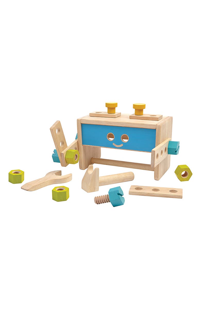 PlanToys<sup>®</sup> 18-Piece Robot Tool Box Set, Alternate, color, Assorted