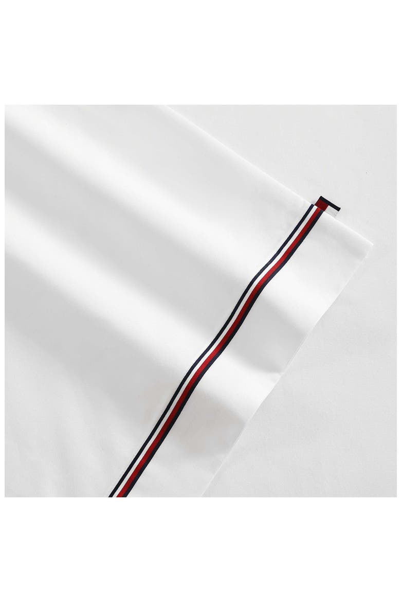 Global Stripe Cotton Percale Sheet Set, Alternate, color, RED