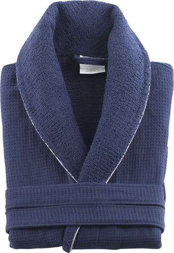 Shawl Waffle Turkish Cotton Bathrobe