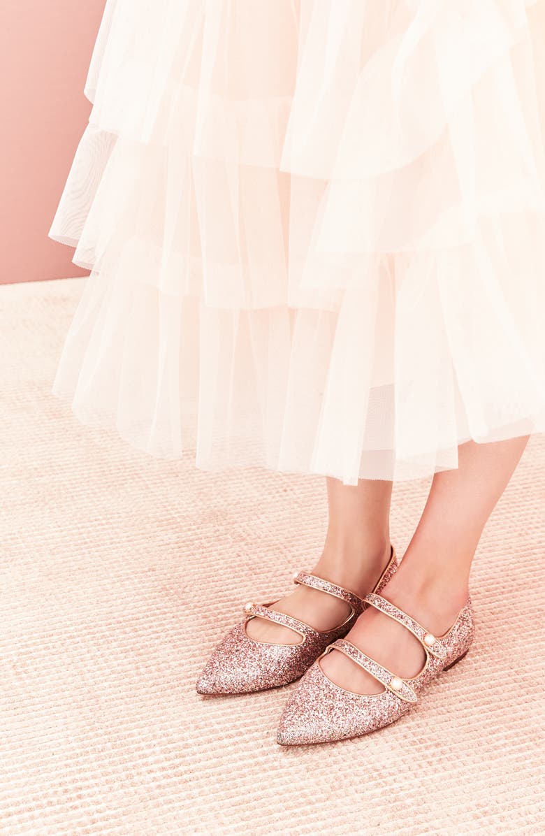 Halogen<sup>®</sup> x Atlantic-Pacific Anastasia Double Strap Flat, Alternate, color,