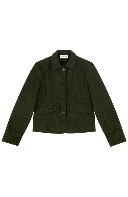 All My Love Daisy Jacket In Green