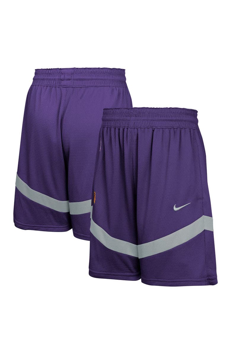 Nike Youth Nike Purple Phoenix Suns Practice Mesh Shorts, Alternate, color, Purple