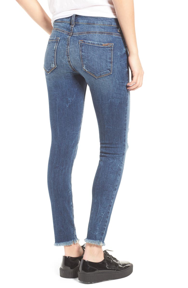 STS Blue Emma Distressed Ankle Skinny Jeans, Alternate, color, 
