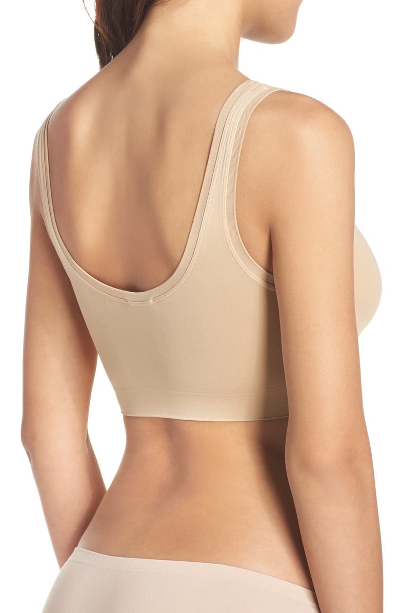 Hanro Touch Feeling Sports Bra, Alternate, color, Beige