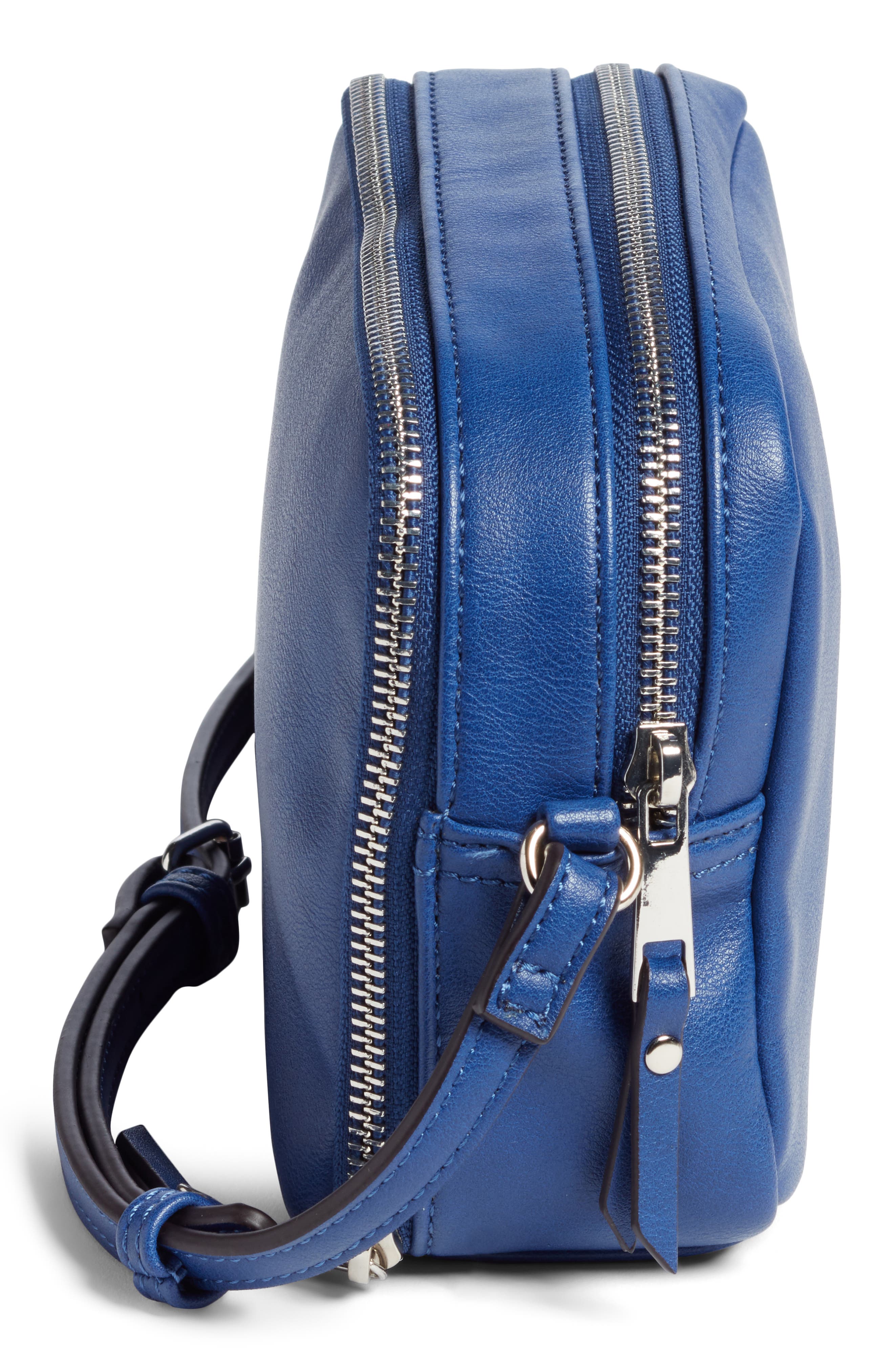 Sole Society Faux Leather Crossbody Bag, Alternate, color, 