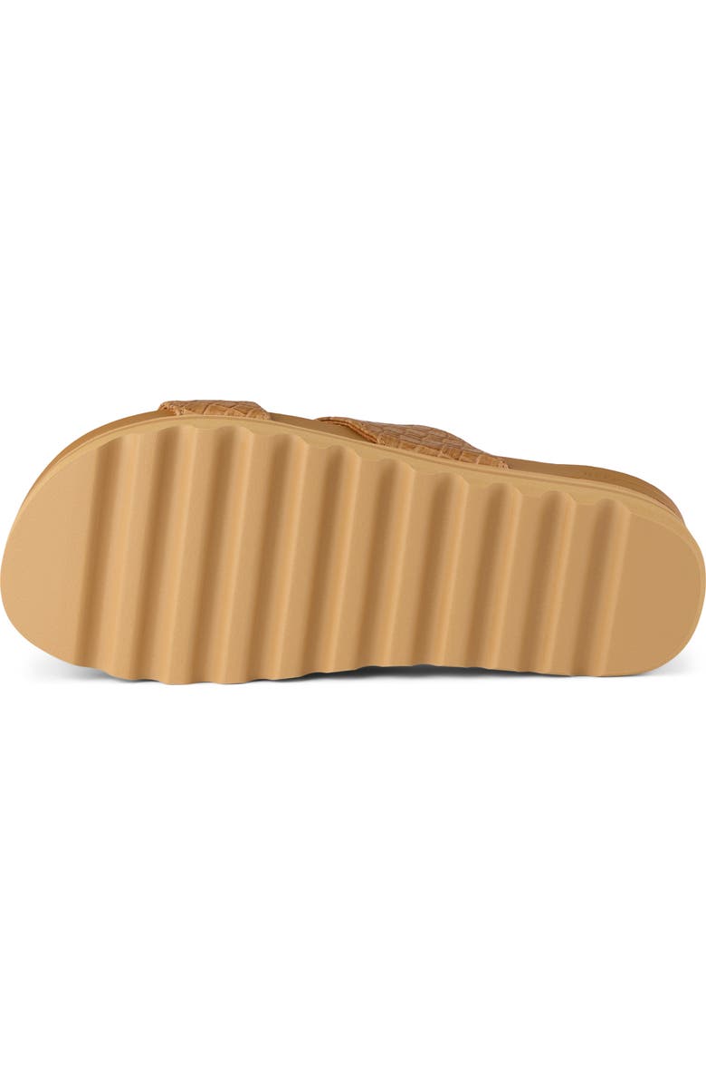 Reef Cushion Vista Hi Slide Sandal, Alternate, color, Tan Wicker