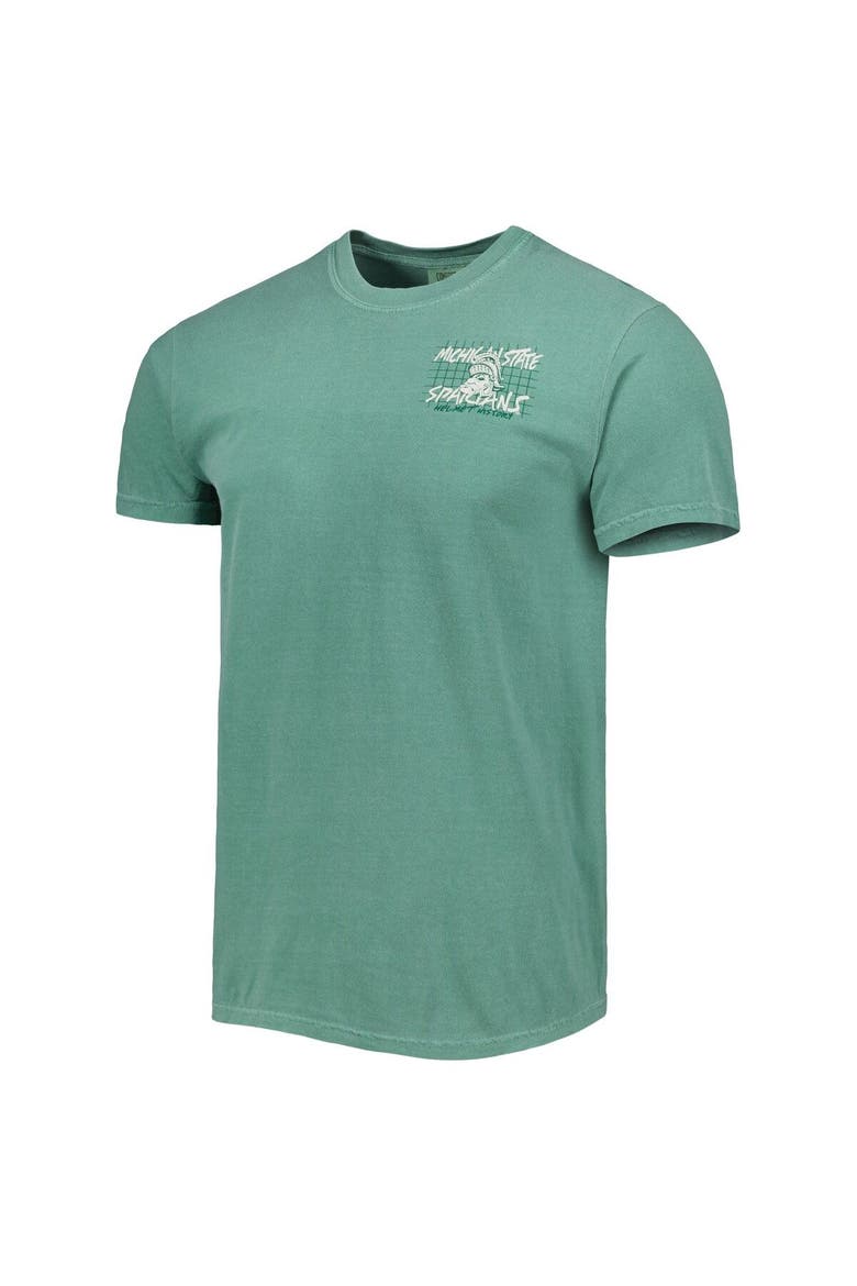 Men's Green Michigan State Spartans Vault Helmet History Comfort T-Shirt, Alternate, color, Green