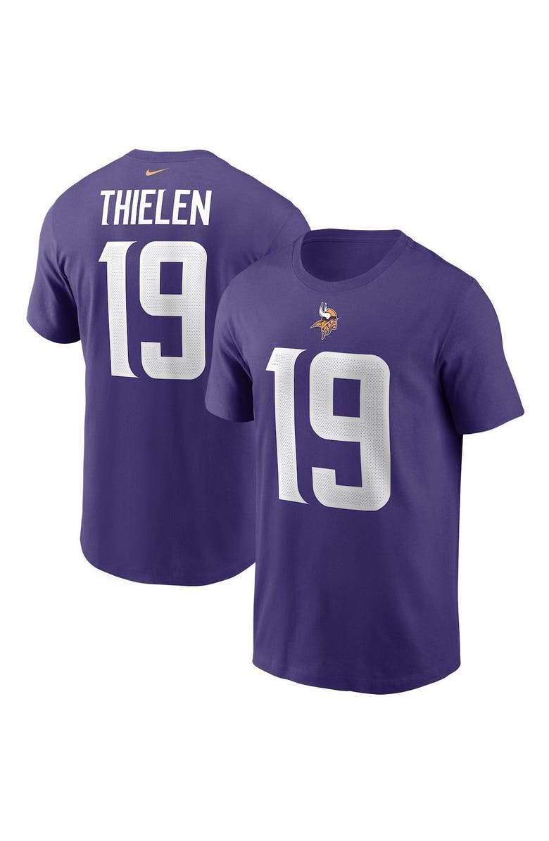 Nike Men's Nike Adam Thielen Purple Minnesota Vikings Name & Number T-Shirt, Main, color, 