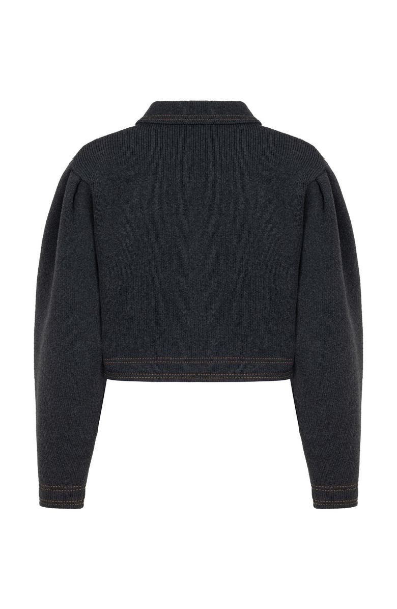 Nocturne Shirt Collar Crop Jacket, Alternate, color,