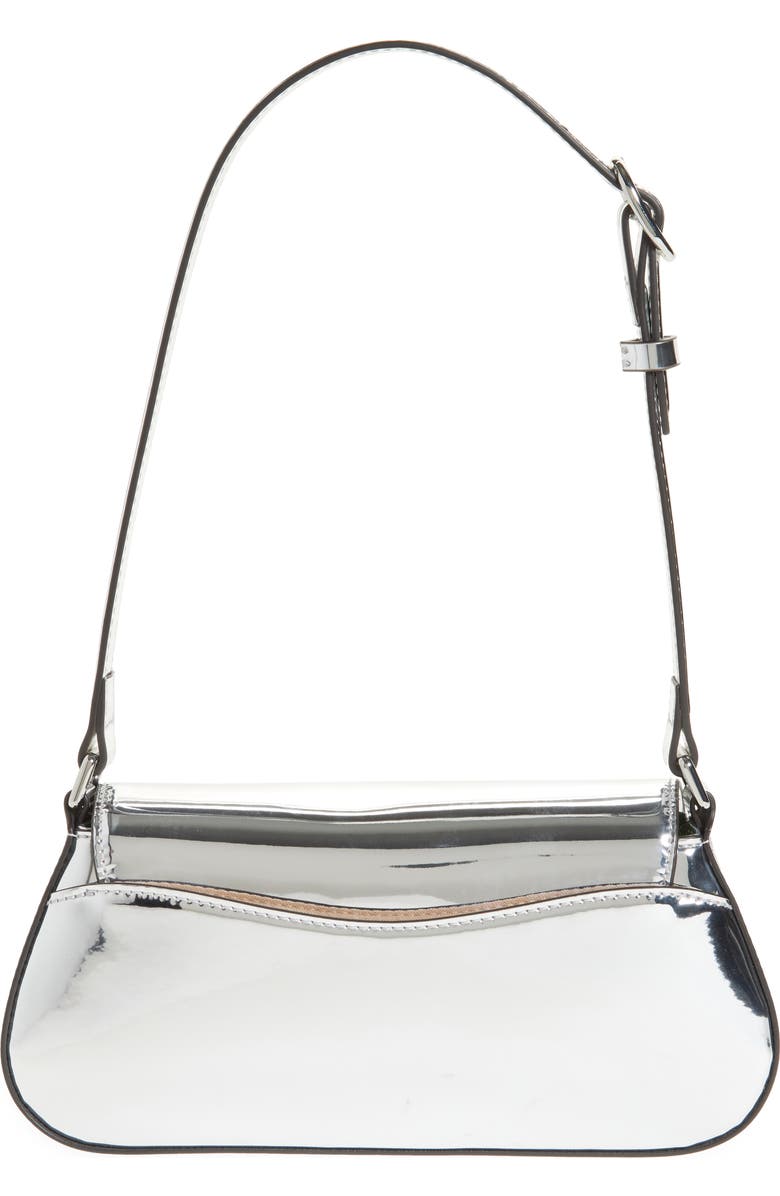 Sam Edelman Small Loraine Metallic Faux Leather Shoulder Bag, Alternate, color,