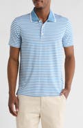 Brooks Brothers Feeder Stripe Knit Performance Polo