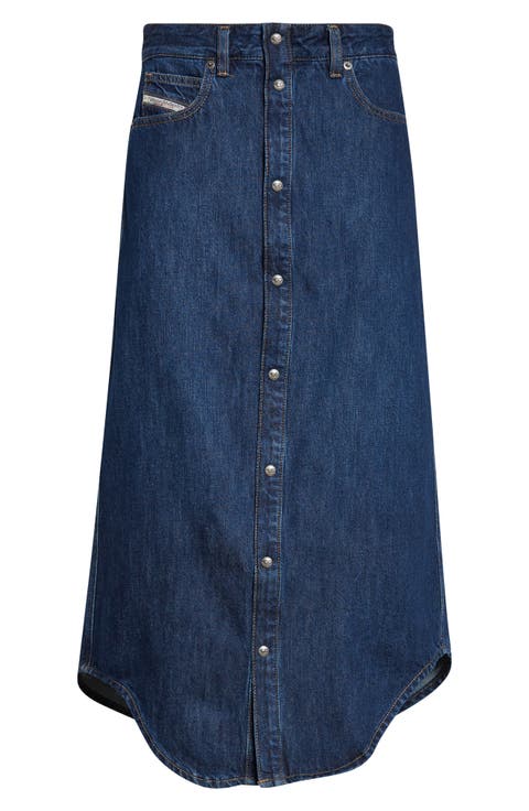 De-Ard Denim Midi Skirt