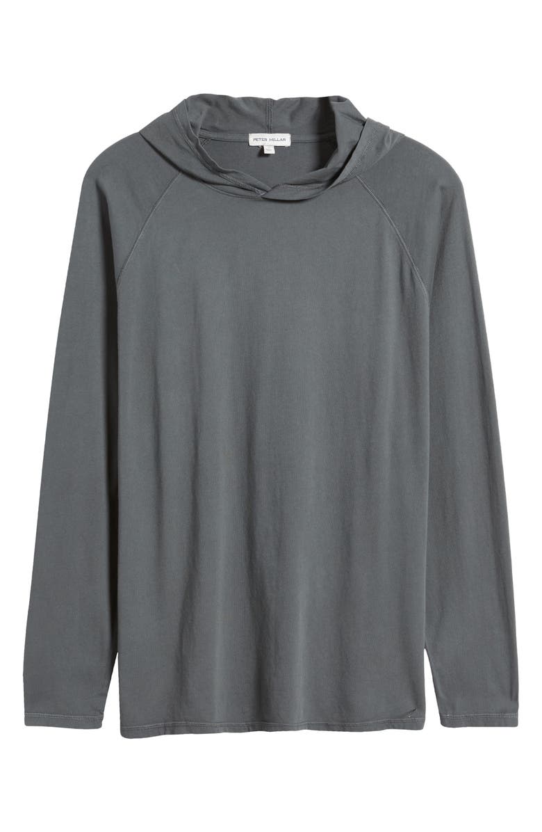 Peter Millar Hooded Lava Wash Long Sleeve T-Shirt, Alternate, color, 