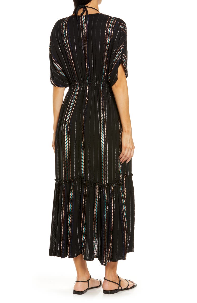 Elan Ruffle Cover-Up Maxi Dress, Alternate, color,