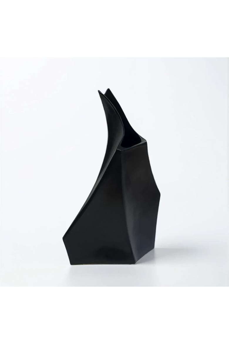 Geo Tall Vase, Main, color, Black