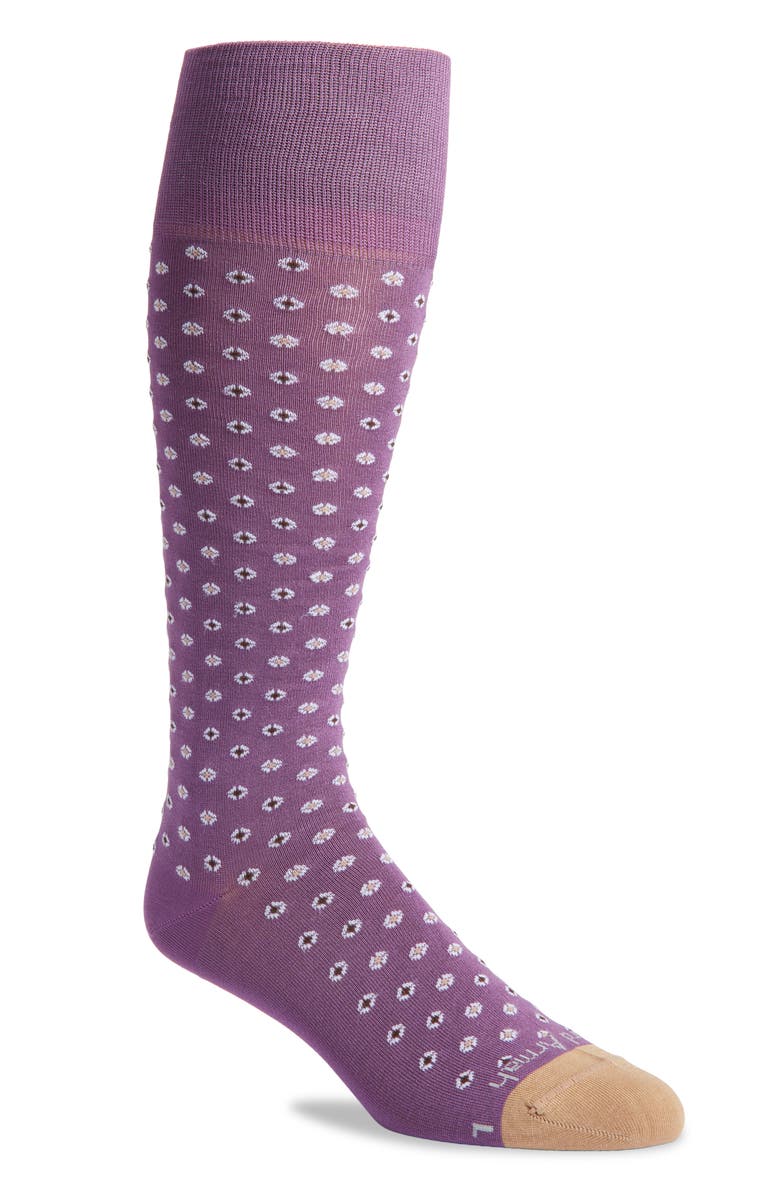 EDWARD ARMAH Neat Tall Dress Socks, Main, color, 