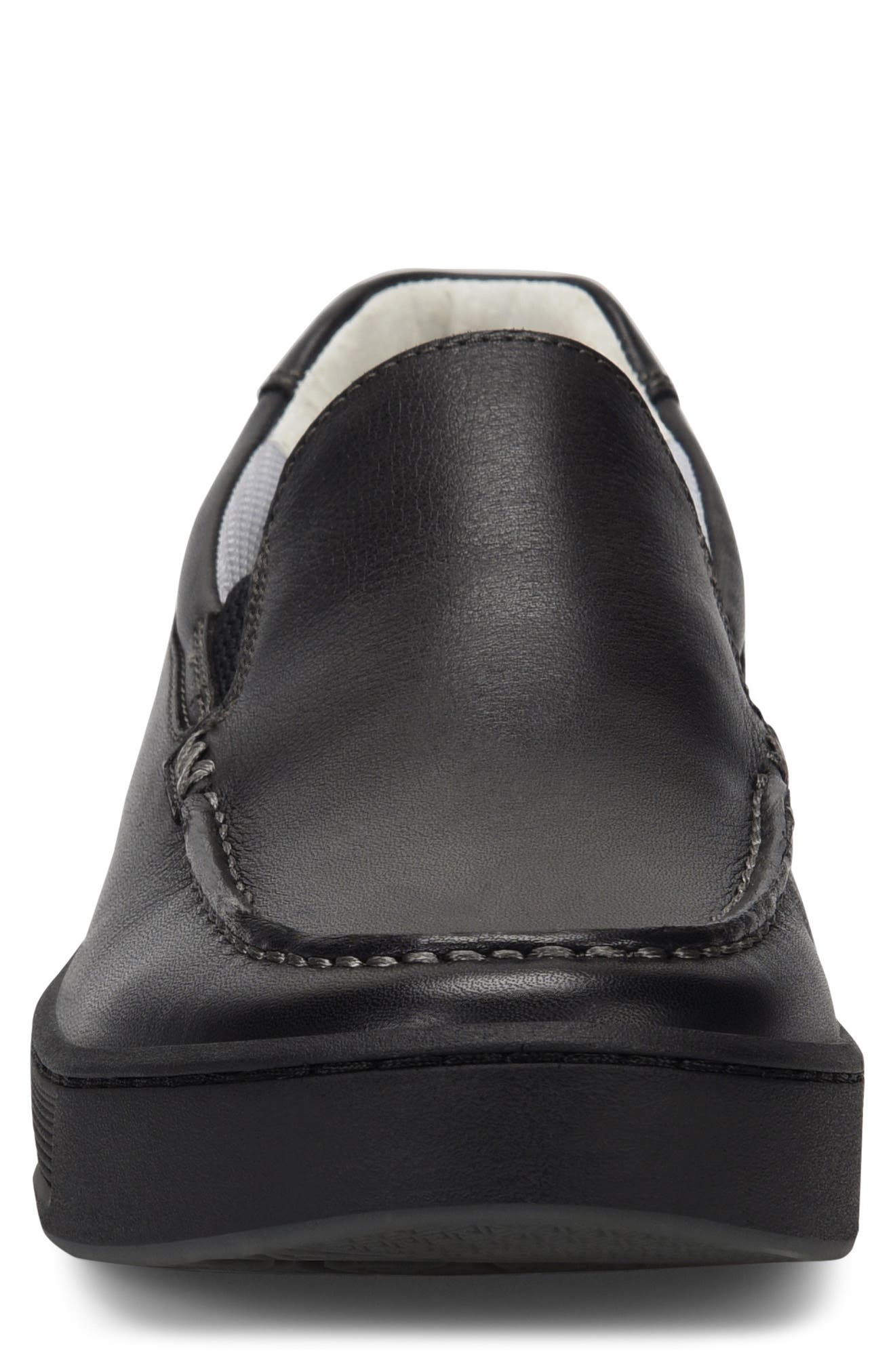 Align Trayton Leather Loafer Sneaker - Wide Width Available, Alternate, color, Black