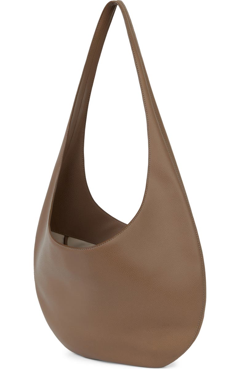 WE-AR4 The H Leather Hobo Bag, Alternate, color, French Grey
