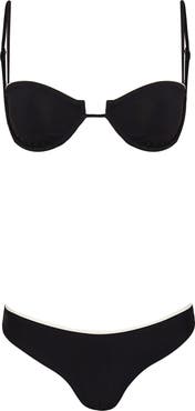 Maaji Midnight Black Amatista Reversible Underwire Bikini Top