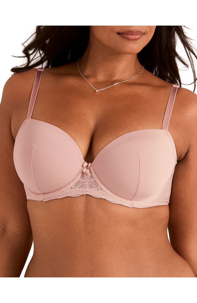 Adore Me Jennakate Contour Demi Bra, Main, color, Medium Beige