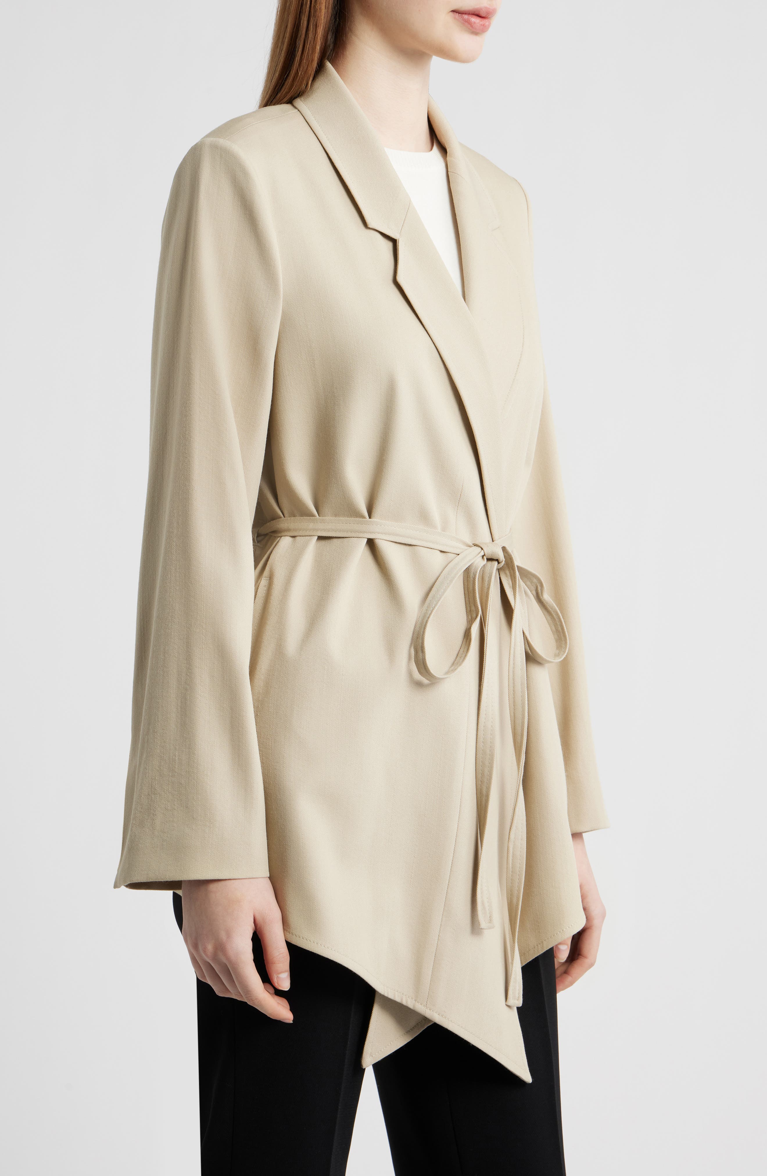 BOSS Joscara Belted Wool Blend Jacket (Women) | Nordstromrack