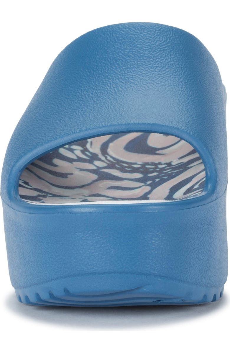 BARETRAPS Parvati Platform Slide Sandal, Alternate, color, Atlantic Blue