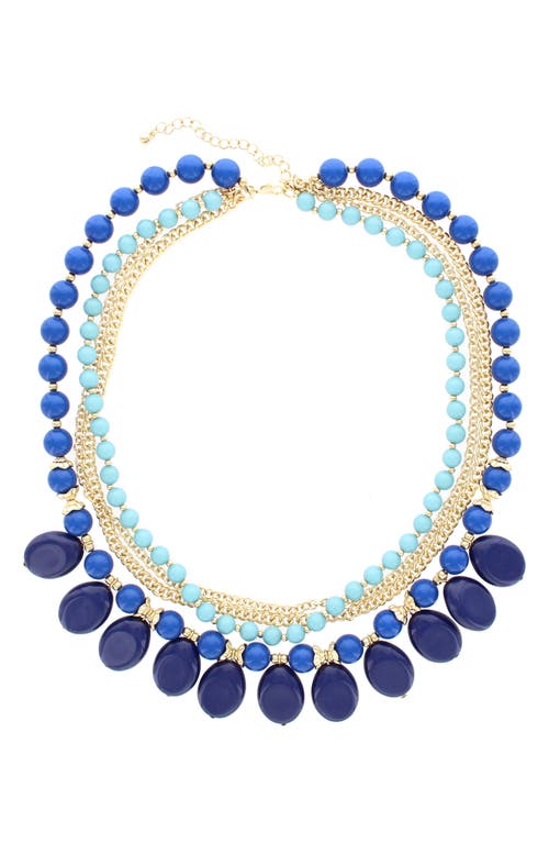 Olivia Welles Boldly Beaded Layered Necklace In Multi