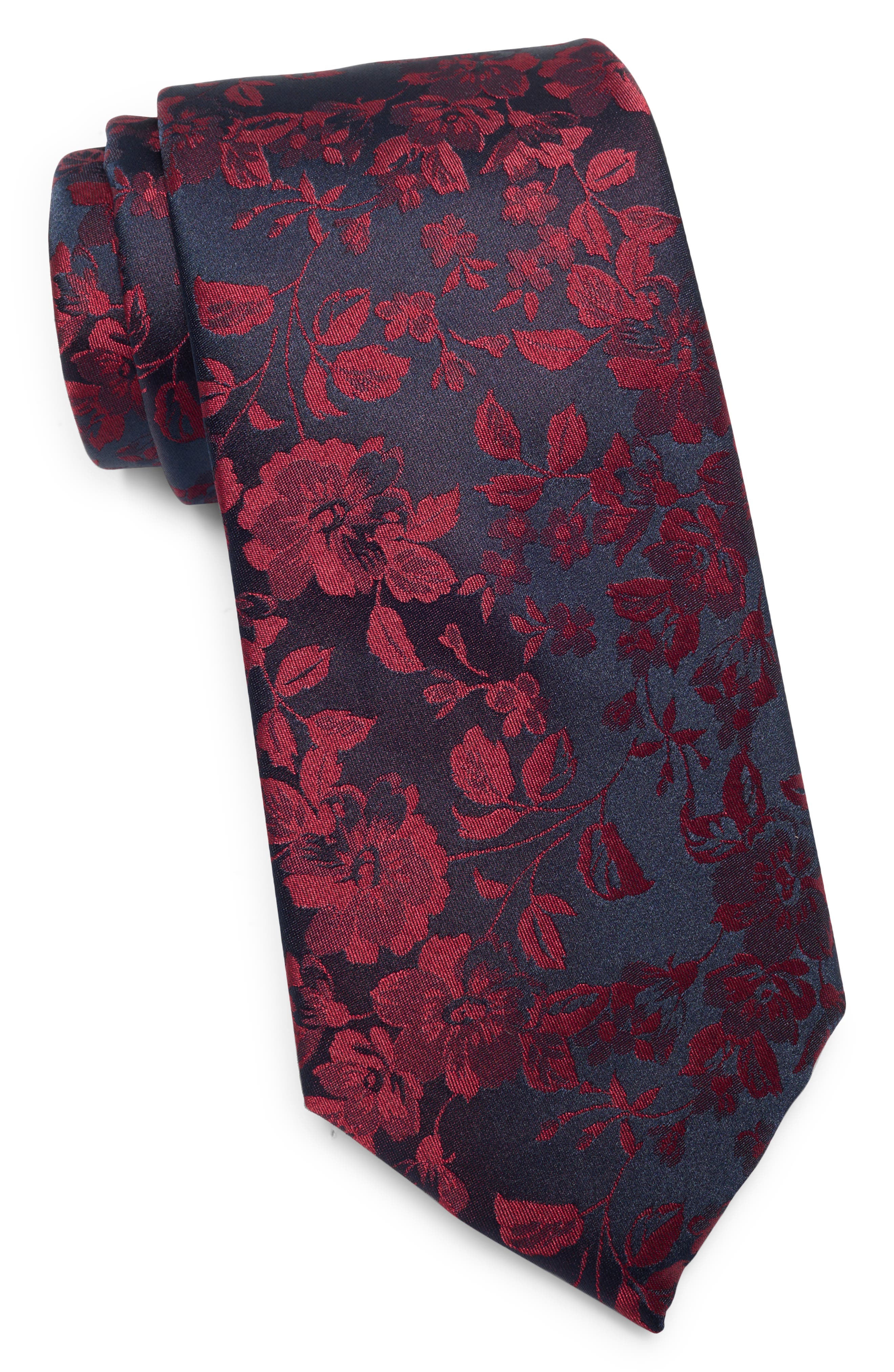 Michael Kors Karst Floral Jacquard Tie