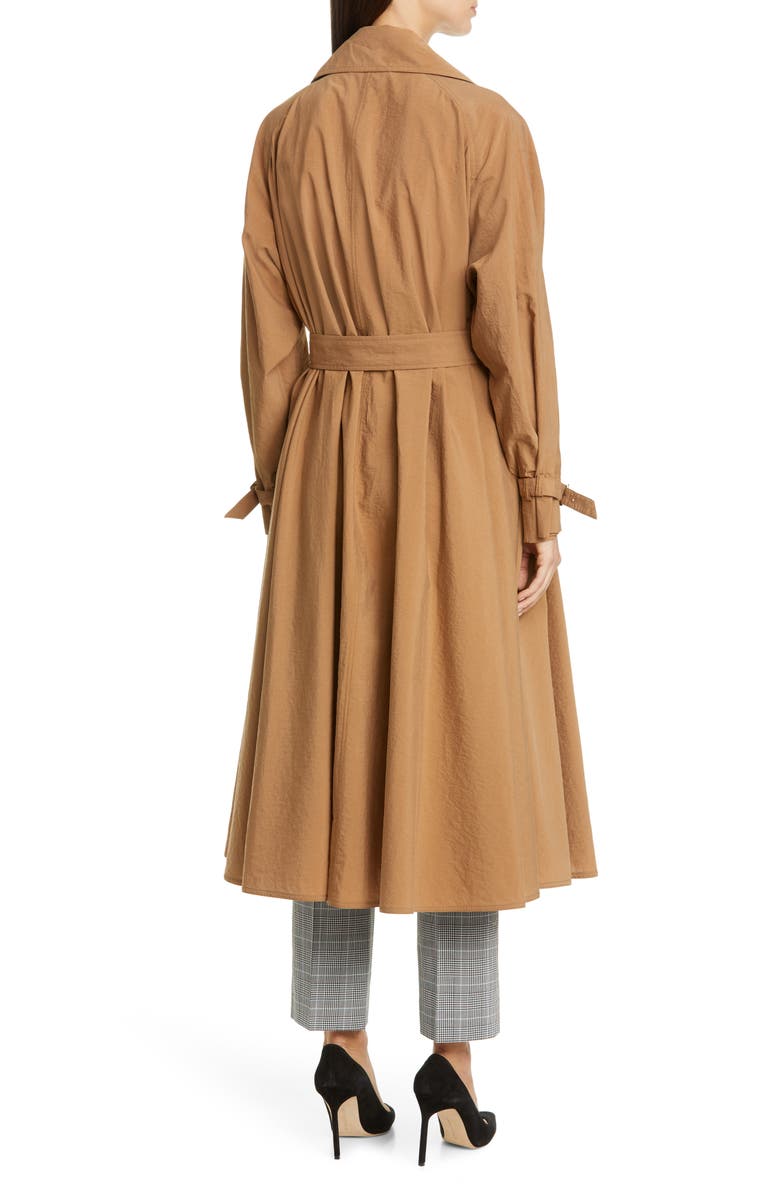 Max Mara Falster Flared Trench Coat, Alternate, color, 