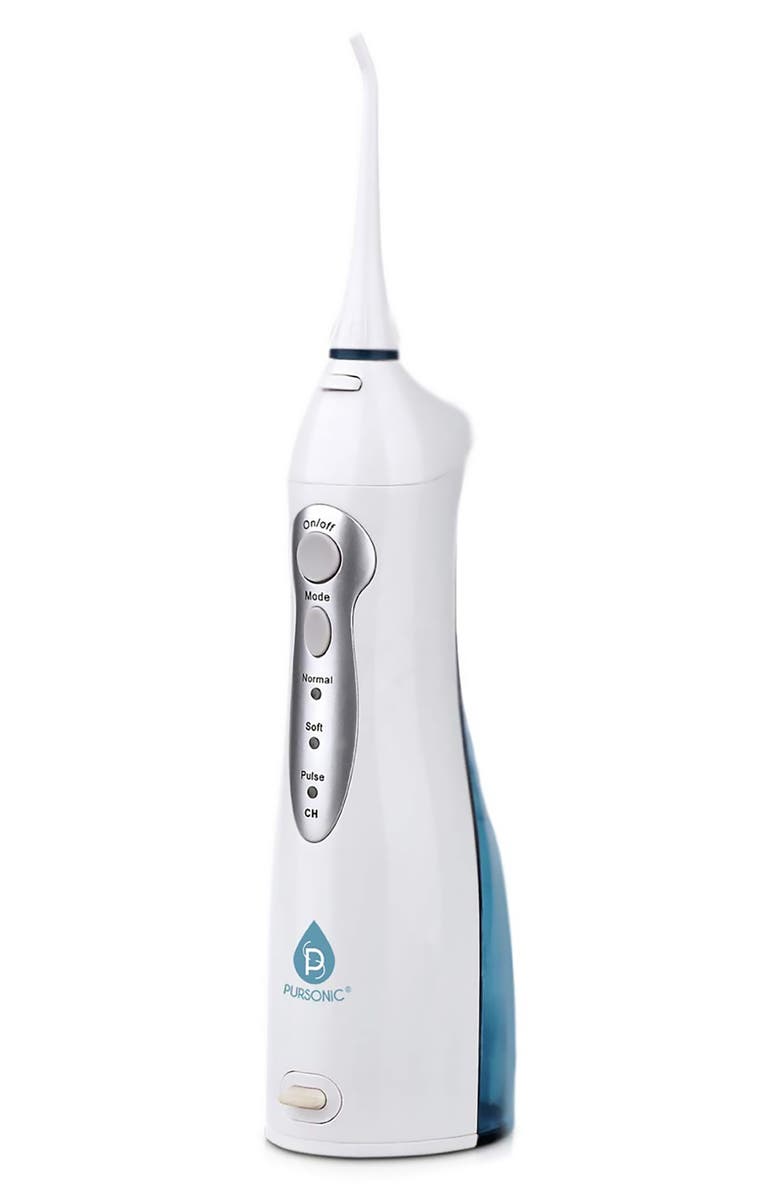 PURSONIC Rechargeable Oral Irrigator, Alternate, color, White