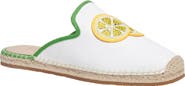 Kate Spade New York azura lemons espadrille mule