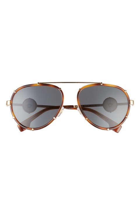61mm Pilot Sunglasses