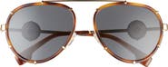 Versace 61mm Pilot Sunglasses