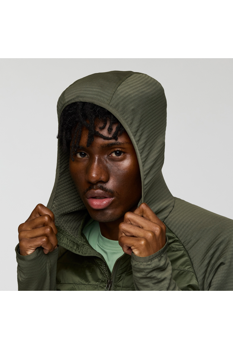 Capa Hybrid Insulated Hooded Jacket - Men's, Alternate, color, Fatigue
