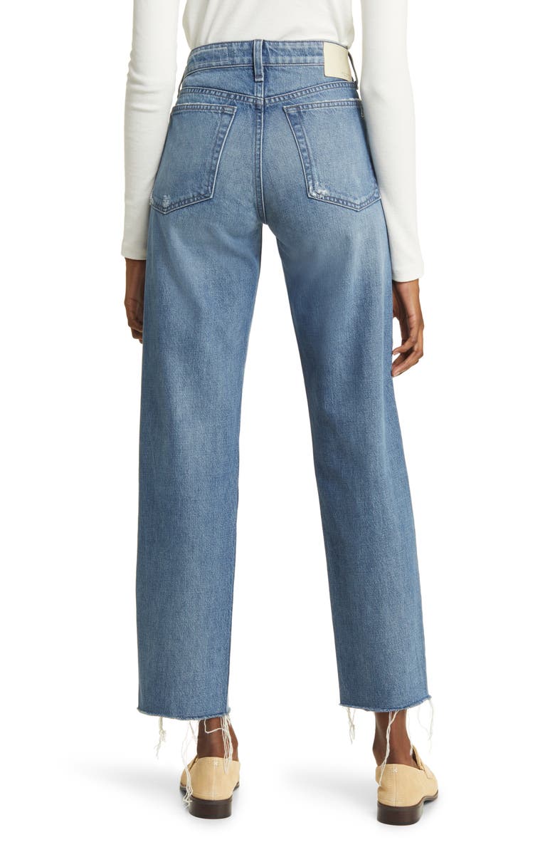 rag & bone Dre Raw Hem Low Rise Baggy Boyfriend Jeans, Alternate, color, 